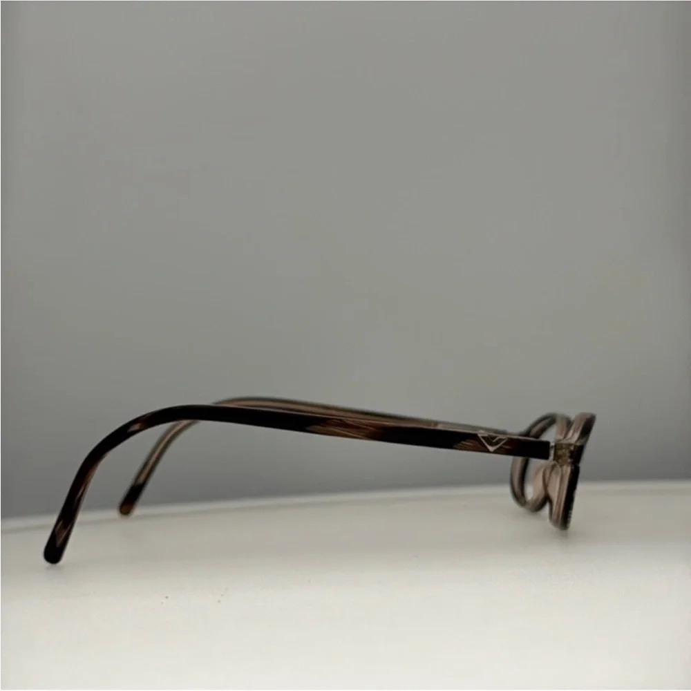 Authentic Valentino luxury designer Tortoise Oval prescription Eyeglasses frames